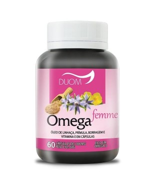 Omega Femme 1000mg 60 cápsulas Duom