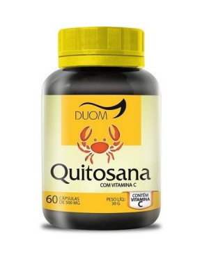 Quitosana Duom 60 Cápsulas de 500 mg