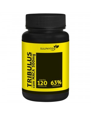 Tribulus com Maca Peruana 500mg 120 cápsulasSulphytos