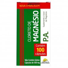 Cloreto de Magnésio PA 100 Cápsulas Medinal