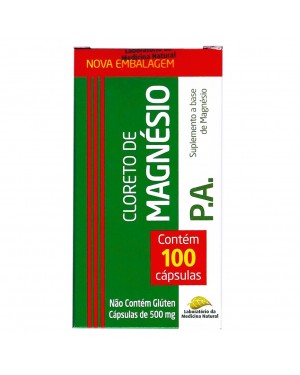 Cloreto de Magnésio PA 100 Cápsulas Medinal