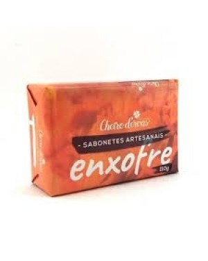 Sabonete de enxofre barra 110g Cheiro D'ervas